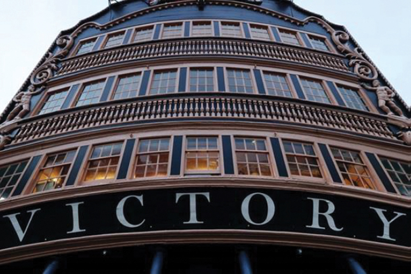 Image of HMS Victory's stern